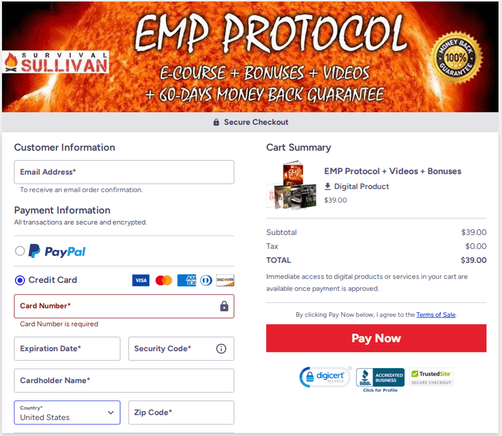 EMP Protocol Checkout